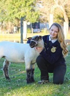 Skyler Weathers has also earned a scholarship which will help with tuition for Texas A&M's Poultry Science program.